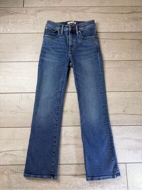 Madewell Cali Demi-Boot Jeans Women’s 25 High Rise Cropped Bootcut Medium Wash